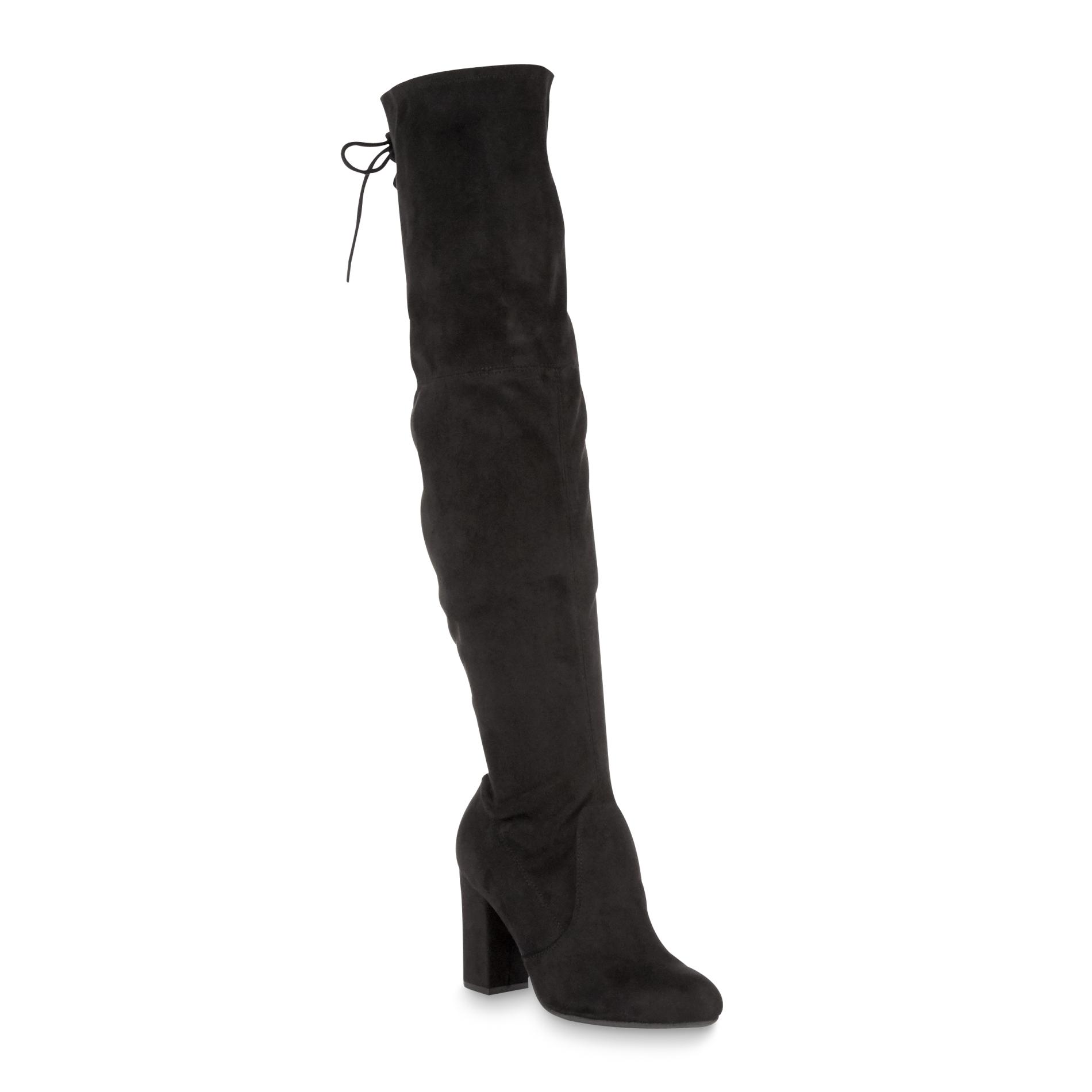 SM New York Women's Rockford Over-the-Knee Boot - Black, Size: 9