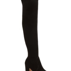 Women's Avec Les Filles Linnea Over The Knee Platform Boot, Size 6.5 M - Black