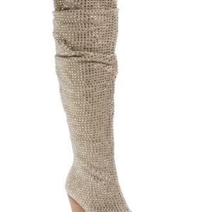 Women's Jeffrey Campbell Controlla Slouch Over The Knee Boot, Size 6 M - Brown