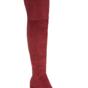 Women's Linea Paolo Bella Over The Knee Boot, Size 6 M - Burgundy