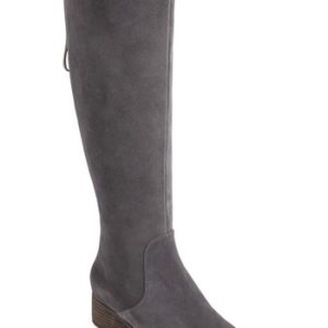 Women's Lucky Brand Lanesha Over The Knee Boot, Size 5.5 Regular Calf M - Grey