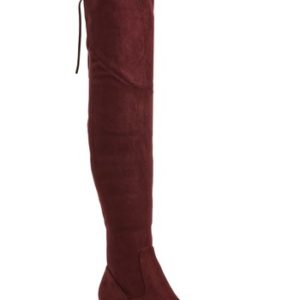 Women's Marc Fisher Ltd. Yuna Over The Knee Boot, Size 5 M - Red