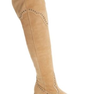 Women's Matisse Studded Western Over The Knee Boot, Size 6 M - Beige