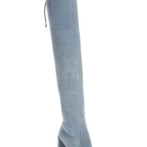 Women's Stuart Weitzman Hiline Over The Knee Boot, Size 9 M - Blue