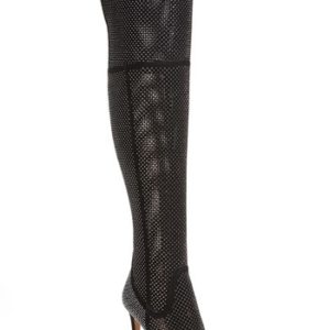 Women's Vince Camuto Kamorina Studded Over The Knee Boot, Size 6 M - Black