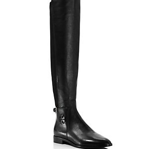 Tory Burch Women's Wyatt Leather Over-the-Knee Boots