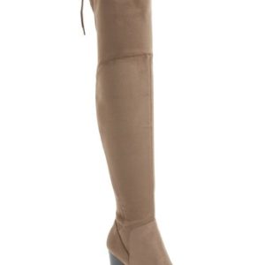 Women's Marc Fisher Ltd Adora Over The Knee Boot, Size 6.5 M - Beige