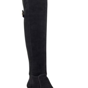 Women's Nine West Queddy Over The Knee Boot, Size 4.5 M - Black