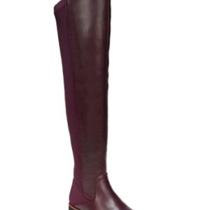 Women's Sarto By Franco Sarto Benner Over The Knee Boot, Size 5 M - Burgundy