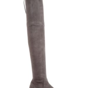 Women's Stuart Weitzman 'Lowland' Over The Knee Boot, Size 10.5 M - Black