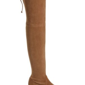 Women's Stuart Weitzman 'Lowland' Over The Knee Boot, Size 4 M - Brown