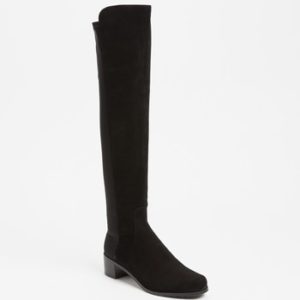 Women's Stuart Weitzman 'Reserve' Over The Knee Boot, Size 7 M - Black