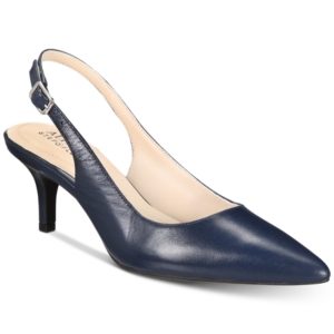 Alfani Women's Step 'N Flex Babbsy Pointed-Toe Slingback Pumps, Created for Macy's Women's Shoes