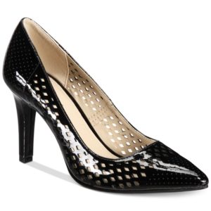 Rialto Moreen Perforated Pointed-Toe Pumps Women's Shoes