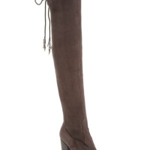 Women's Dolce Vita 'Chance' Over The Knee Stretch Boot, Size 6.5 M - Grey