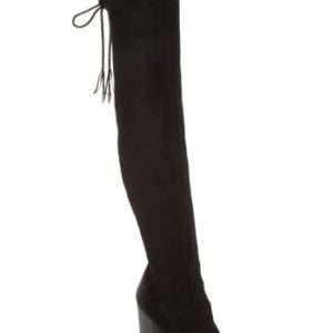 Women's Dolce Vita 'Chance' Over The Knee Stretch Boot, Size 7.5 M - Black