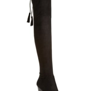 Women's Marc Fisher Ltd 'Alinda' Over The Knee Boot, Size 7 M - Black