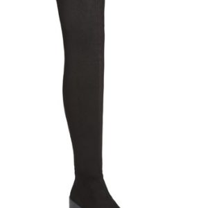 Women's Topshop Cactus Over The Knee Boots, Size 6.5US / 37EU - Black