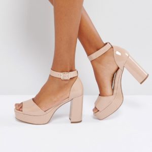 ASOS HEIDI Heeled Sandals - Beige