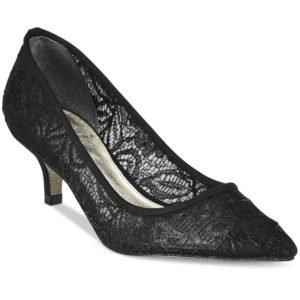 Adrianna Papell Lois Lace Evening Pumps Women's Shoes