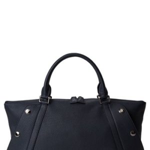 Akris Small Aimee Leather Satchel - Blue