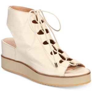 Andre Assous Tamsin Platform Lace-Up Wedge Sandals