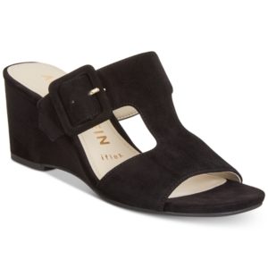 Anne Klein Nilli Slip-On Wedge Sandals