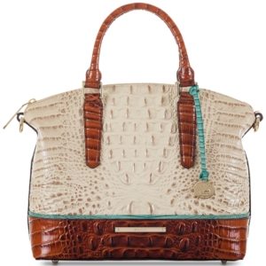 Brahmin Vanilla Duxbury Small Satchel