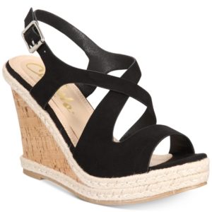 Callisto Brielle Espadrille Platform Wedge Sandals Women's Shoes