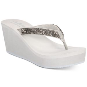 Callisto Hayden Thong Platform Wedge Sandals Women's Shoes