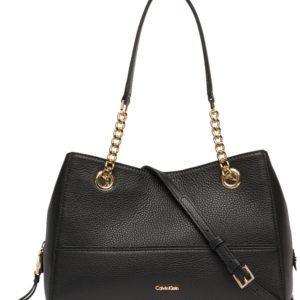 Calvin Klein Marie Leather Medium Satchel