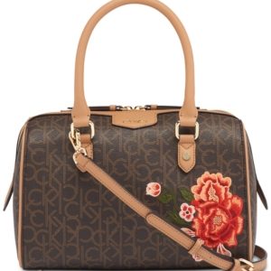 Calvin Klein Signature Floral Small Satchel