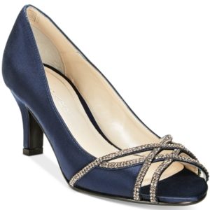 Caparros Eliza Peep-Toe Evening Pumps Women's Shoes