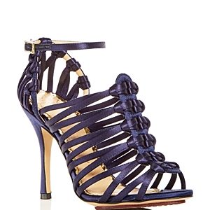 Charlotte Olympia Women's Diva Satin Strappy High Heel Sandals