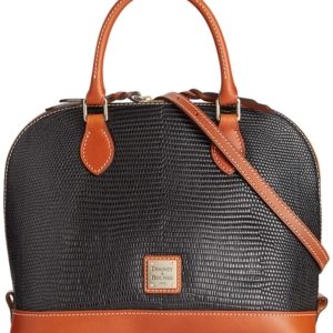 Dooney & Bourke Lizard-Embossed Zip Zip Satchel, Created for Macy's