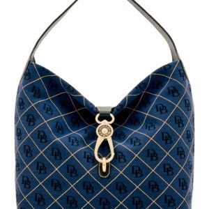 Dooney & Bourke Signature Quilt Logo-Lock Medium Sac Handbag, Created for Macy's