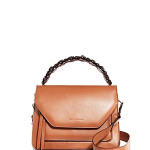 Elena Ghisellini Eclipse Sensua Medium Leather Satchel