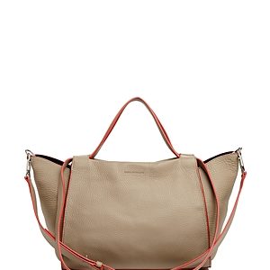 Elena Ghisellini Usonia Medium Leather Satchel