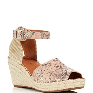 Gentle Souls Women's Charli Espadrille Wedge Sandals