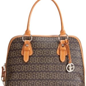 Giani Bernini Block Signature Dome Satchel, Created for Macy's