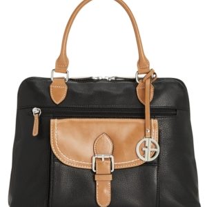 Giani Bernini Pebble Leather Medium Satchel, Created for Macy's