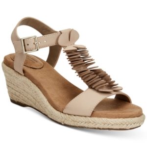 Giani Bernini Sallee Memory Foam Platform Espadrille Wedge Sandals, Created for Macy's Women's Shoes