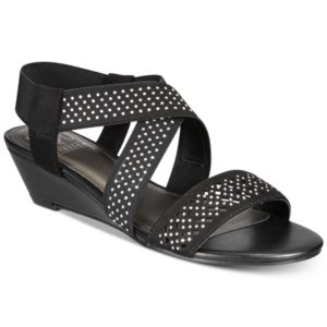 Impo Gritha Stretch Wedge Sandals Women's Shoes