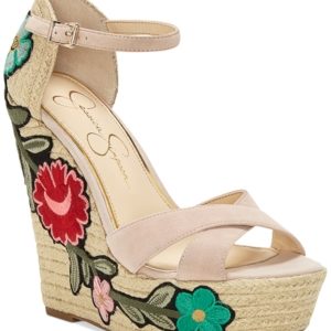 Jessica Simpson Apella Patch Wedge Sandals Women's Shoes