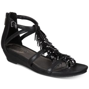 Kenneth Cole Reaction Women's Great Fringe Wedge Sandals Women's Shoes