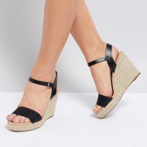 Miss KG Paulina Wedge Sandals - Black