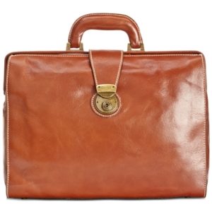 Nash Men's Heritage Leather Slim Briefcase