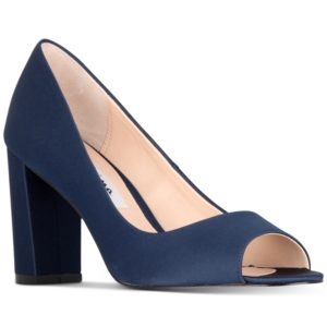 Nina Farlyn Peep-Toe Pumps Women's Shoes