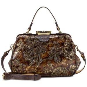 Patricia Nash Metallic Gracchi Frame Satchel, Created for Macy's