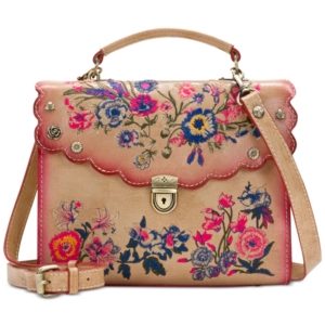 Patricia Nash Prairie Rose Embroidery Simona Satchel